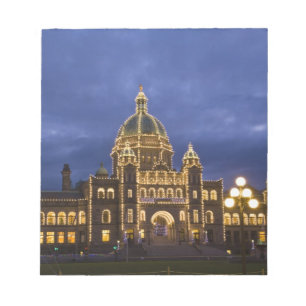 Bloc-note CANADA, Colombie-Britannique, Victoria. Soir,