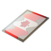Bloc-note Canada Flag-Chrome par Shirley Taylor (Incliné)