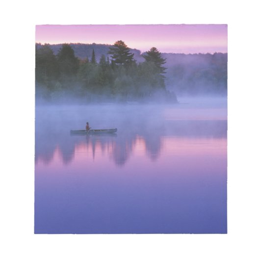 Bloc-note Canada, Ontario, Parc Algonquin, Canotier sur (Devant)