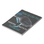 Bloc-note Canard avec moi se réveille comme ça & Hakuna Mata (Tourné)