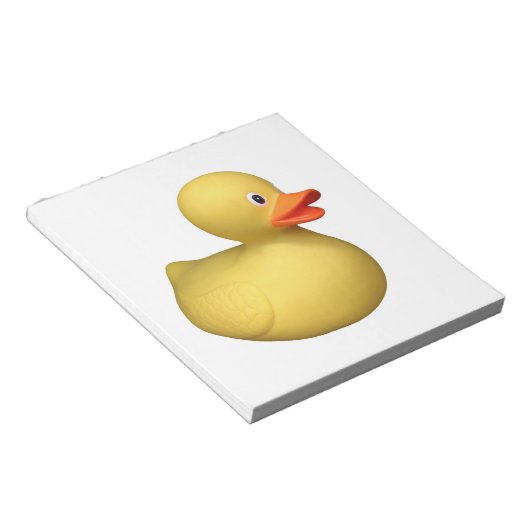 Bloc-note Canard en caoutchouc (Incliné)