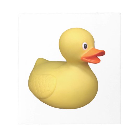 Bloc-note Canard en caoutchouc (Devant)