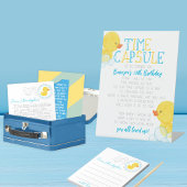 Bloc-note Canard en caoutchouc 1er Anniversaire Heure Capsul