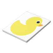 Bloc-note Canard en caoutchouc jaune (Tourné)