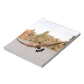 Bloc-note canard volant au-dessus de l'eau photo (Tourné)