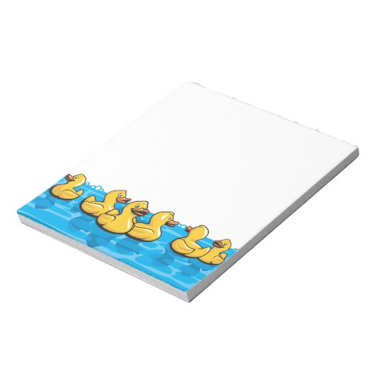 Bloc-note Canards en caoutchouc dans le bain (Tourné)
