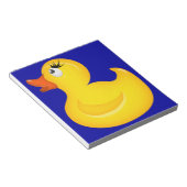 Bloc-note Canards jaunes en caoutchouc (Incliné)