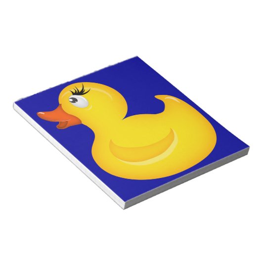 Bloc-note Canards jaunes en caoutchouc (Incliné)