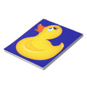 Bloc-note Canards jaunes en caoutchouc (Tourné)