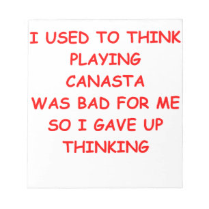 Bloc-note canasta