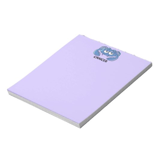 Bloc-note Cancer Crabe bleu (Tourné)
