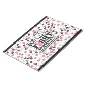 Bloc-note Cancer du sein Aware Chip Bag Wrappers Party Faveu (Incliné)