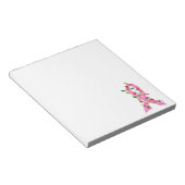 Bloc-note Cancer du sein - Éclairage de Noël Ruban (Incliné)