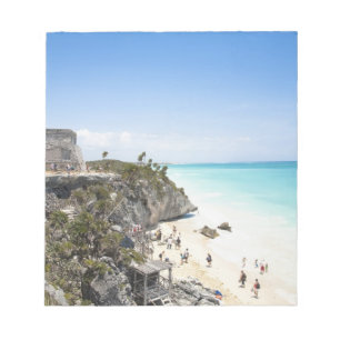 Bloc-note Cancun, Quintana Roo, Mexique - Ruines sur une col