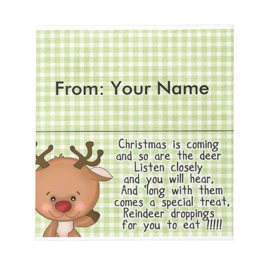 Bloc-note Candy Traits Sac Topper (les balais sont parfaits) (Devant)