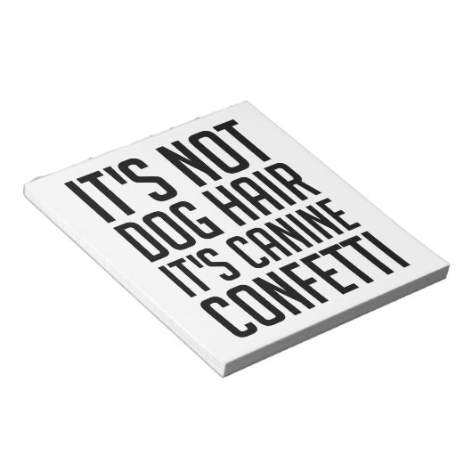Bloc-note Canine Confetti (Incliné)