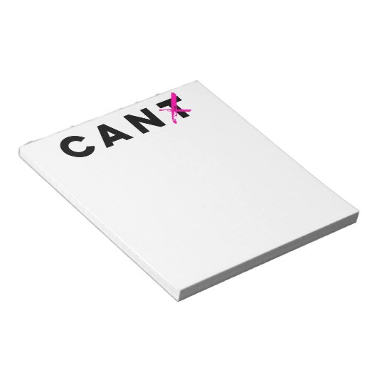 Bloc-note Can't into Can Notepad (Incliné)