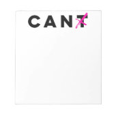 Bloc-note Can't into Can Notepad (Devant)