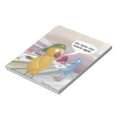 Bloc-note Cantine drôle pour oiseaux (Tourné)
