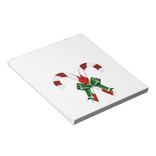 Bloc-note Canystick de Noël Avec Bow (Incliné)