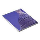 Bloc-note Capitole des États-Unis au crépuscule avec lumière (Incliné)