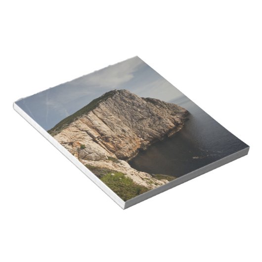 Bloc-note Capo Caccia, Alghero, Sardaigne, Italie (Incliné)