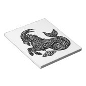 Bloc-note Capricorne — Encre Hantée Zodiaque Bouc‑Poisson (Incliné)