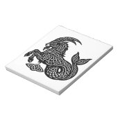 Bloc-note Capricorne — Encre Hantée Zodiaque Bouc‑Poisson (Tourné)