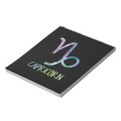 Bloc-note Capricorne Symbole Zodiaque Astrologie Chèvre de m (Tourné)