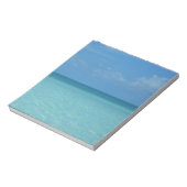 Bloc-note Caraïbes Horizon Tropical Turquoise Bleu (Tourné)