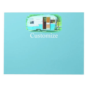 Bloc-note caravane vintage classique