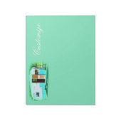 Bloc-note caravane vintage classique (Tourné)