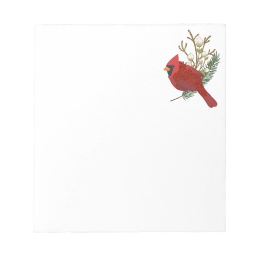Bloc-note Cardinal rouge (Devant)