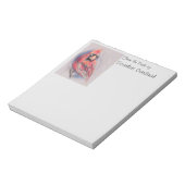 Bloc-note Cardinal rouge en hiver (Tourné)