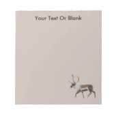 Bloc-note Caribou des bois (Devant)