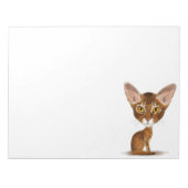 Bloc-note Caricature Abyssinian (Devant)