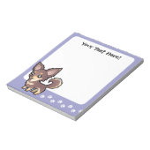 Bloc-note Caricature Chihuahua (long manteau) (Tourné)