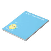 Bloc-note Caricature d'agrumes de citron mûr (Tourné)