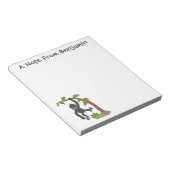 Bloc-note Caricature de bébé gorille joyeux (Incliné)