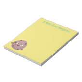 Bloc-note Caricature de biscuit à puce en chocolat (Tourné)