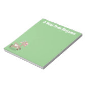 Bloc-note Caricature de chèvre billy joyeux (Tourné)