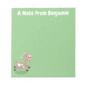 Bloc-note Caricature de chèvre billy joyeux (Devant)