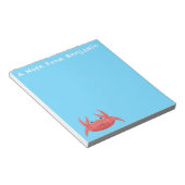 Bloc-note Caricature de crabe rouge cuite (Incliné)