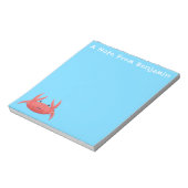 Bloc-note Caricature de crabe rouge cuite (Tourné)