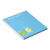 Bloc-note Caricature de fruit de citron vert mou (Incliné)