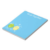 Bloc-note Caricature de fruit de citron vert mou (Tourné)