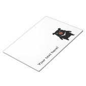 Bloc-note Caricature de l'ours noir (Incliné)