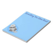 Bloc-note Caricature de loutre de mer mignonne notes d'illus (Tourné)