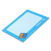 Bloc-note Caricature de poisson Yin Yang (Incliné)