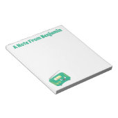 Bloc-note Caricature de radio rétro amusante (Incliné)